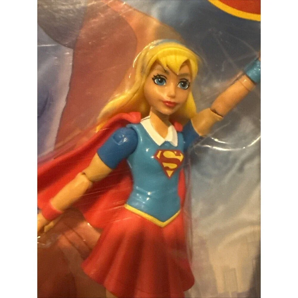 DC Superhero Girls Supergirl 10-inch Action Doll with Cape and Short Blonde Hair